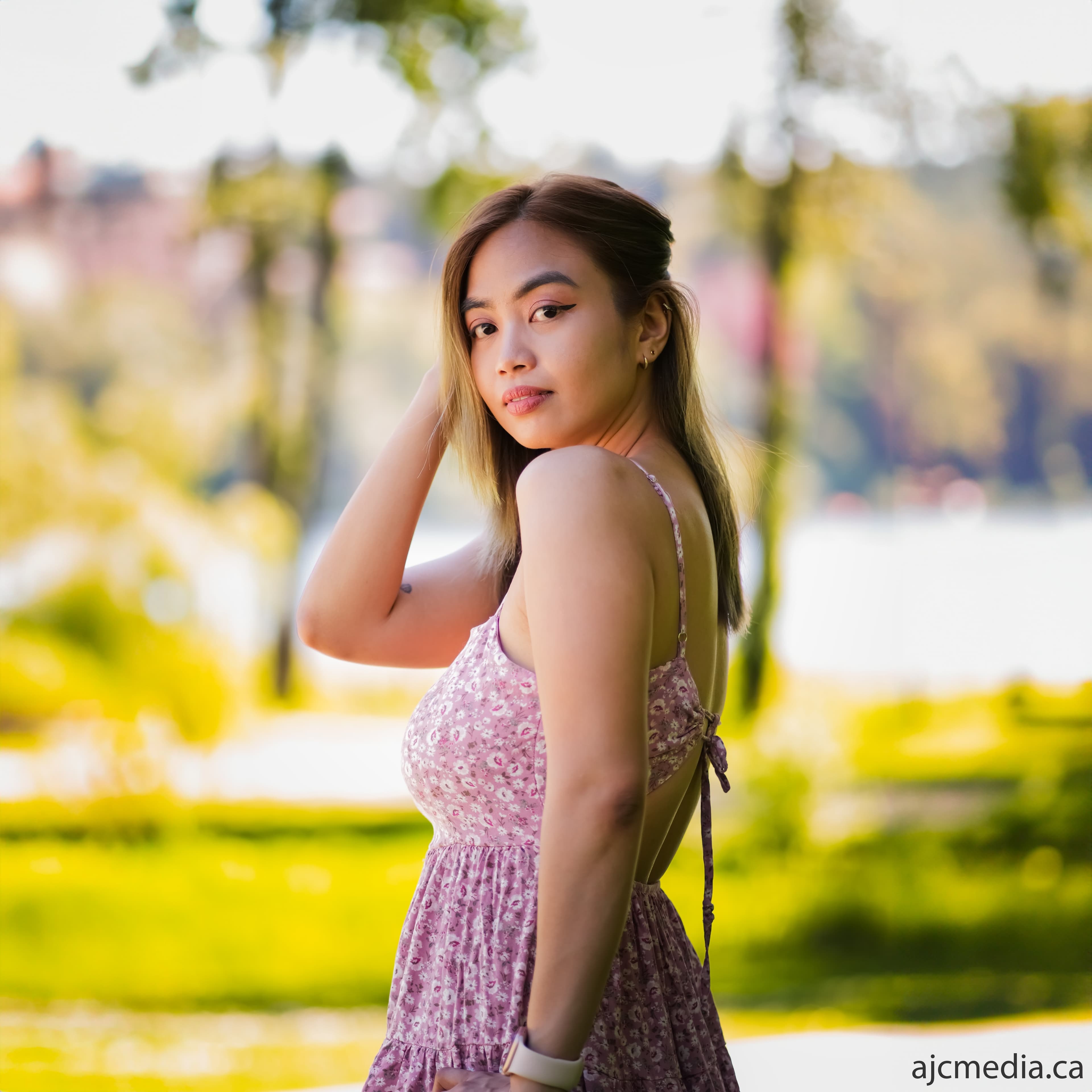 Waterfront wedding photography sample