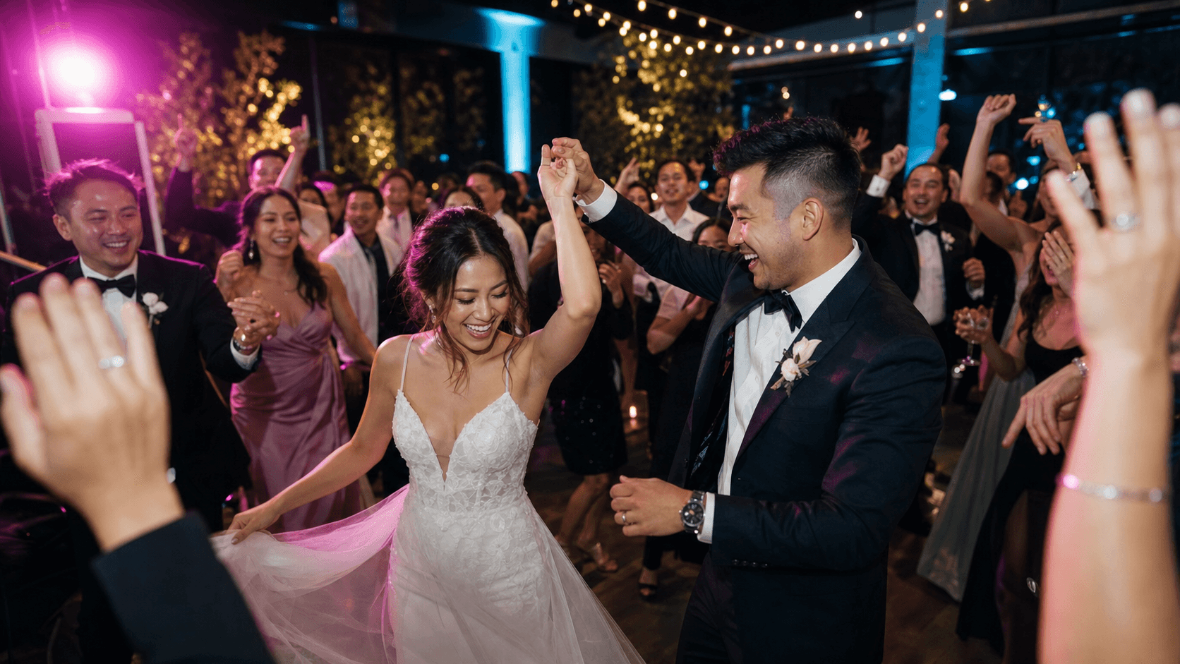 Wedding reception photography sample